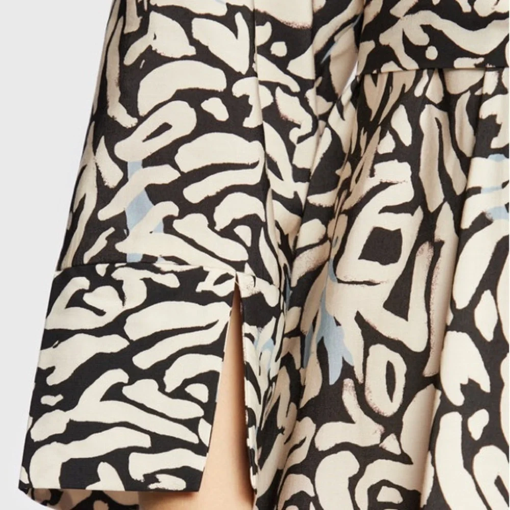 ICHI Jepia Pattern Midi Dress